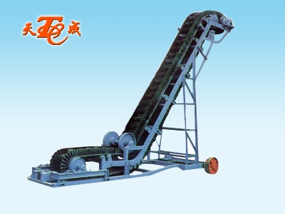 DJ大傾角皮帶輸送機