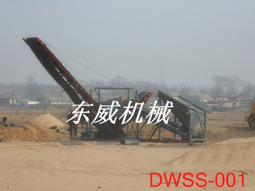 山東dw-30型篩沙機，產量高且高效節能