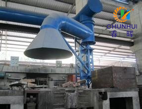 濟寧1噸中頻電爐除塵器廠家設計方案過濾風速