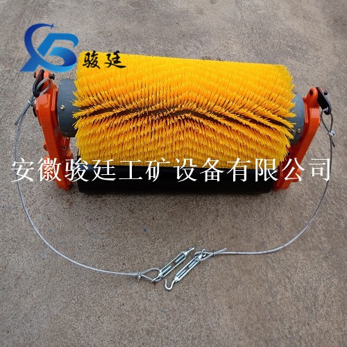 水泥廠熟料生產線無動力旋轉式毛刷清掃器