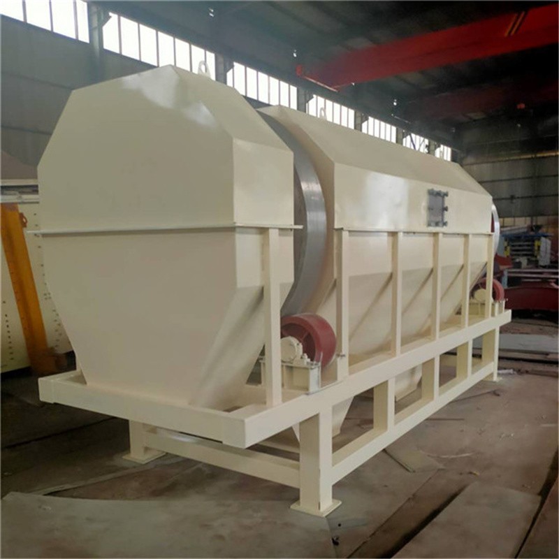 大型震動圓筒篩沙機(jī) 石粉電動篩硅石礦用滾筒篩