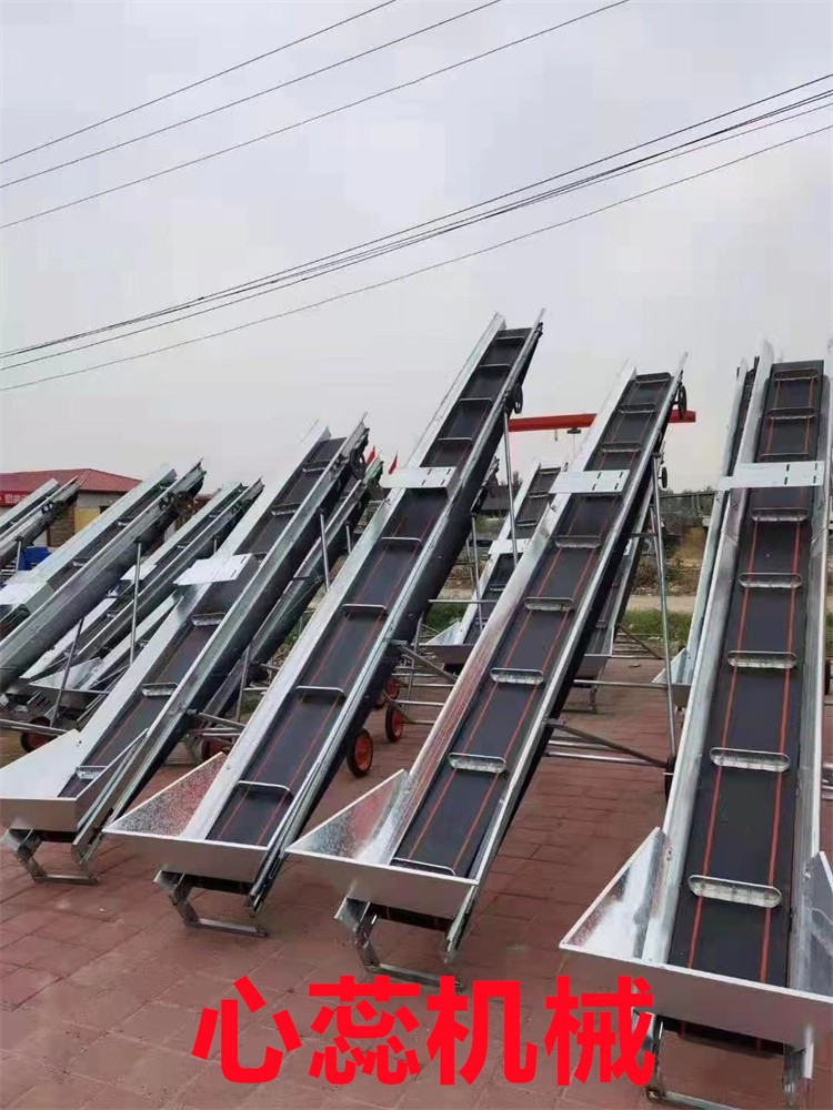 鶴崗市煤炭皮帶輸送機循環給料加厚耐磨壽命長