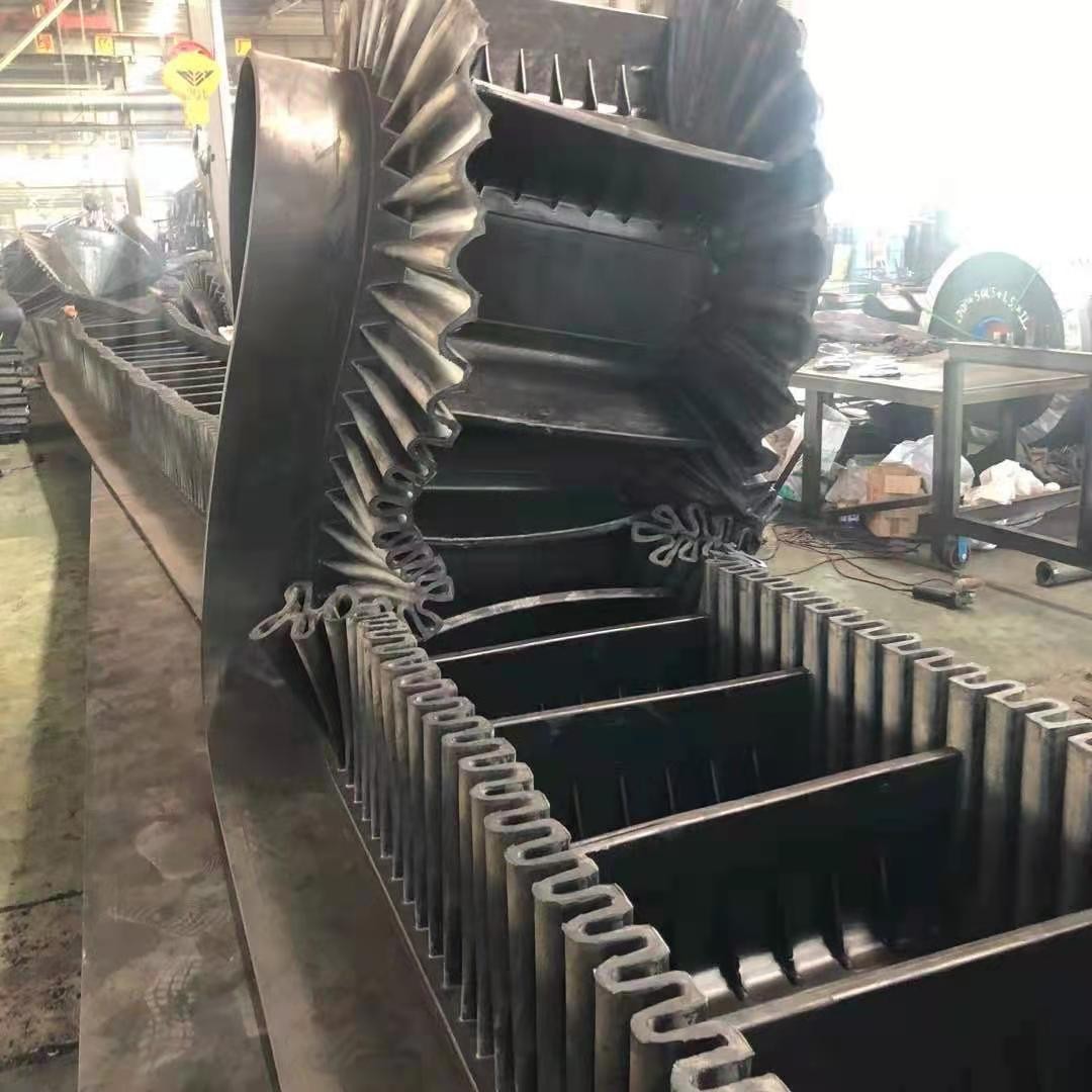 四川大傾角輸送機(jī)輸送帶設(shè)計