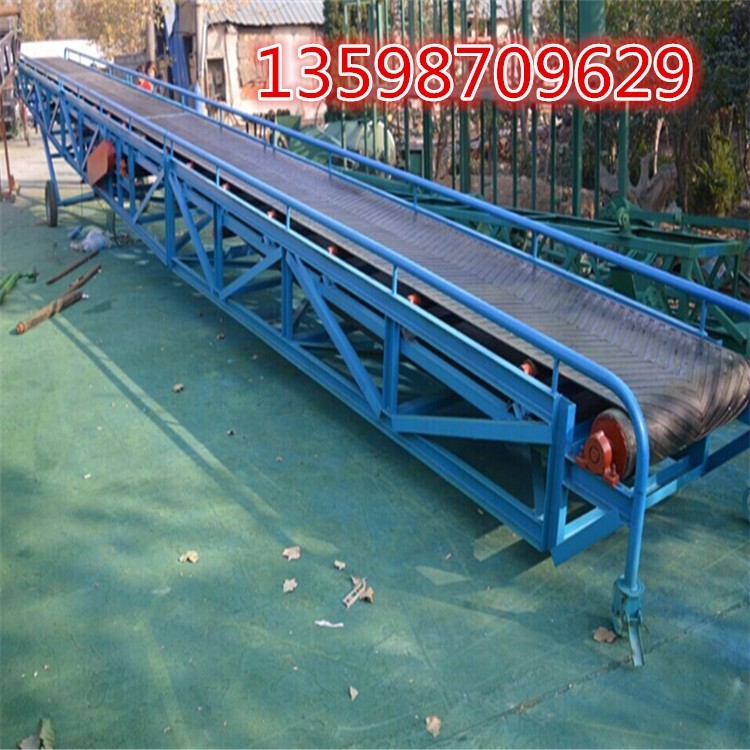 			 土石輸送帶碎石料運輸設備大型皮帶輸送機			 
