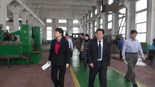 河南省科技廳社會發展科技處領導蒞臨太行全利重工考察調研