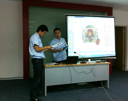 上海山美重型礦山機械有限公司開展新產品知識普及會議