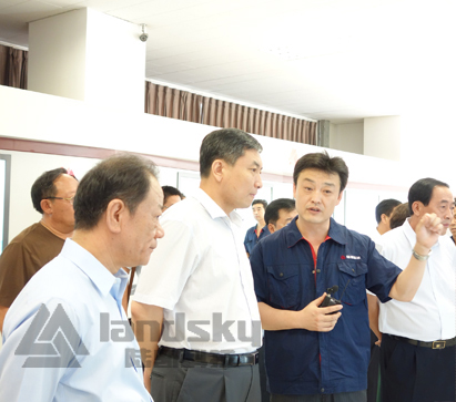 唐山市市長陳學軍到陸凱科技調研指導工作