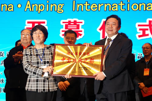 中國五金制品協會授予安平“中國絲網之都”榮譽稱號并授牌