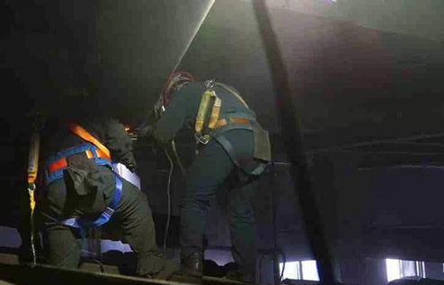 天鐵集團焦化廠自營改造篩焦除塵工程順利完工