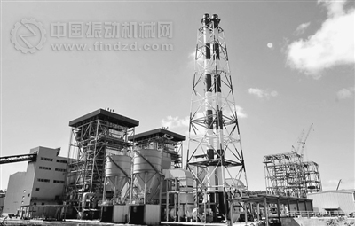 園區一期電廠及鎳鐵熔煉廠。