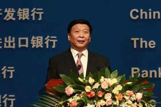 圖為國土資源部部長、2017中國國際礦業(yè)大會組委會主席姜大明致辭。