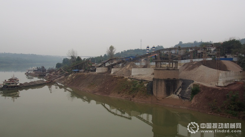 圖六  450噸/小時砂石骨料加工生產線全景