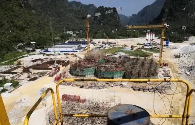 水泥庫施工現場